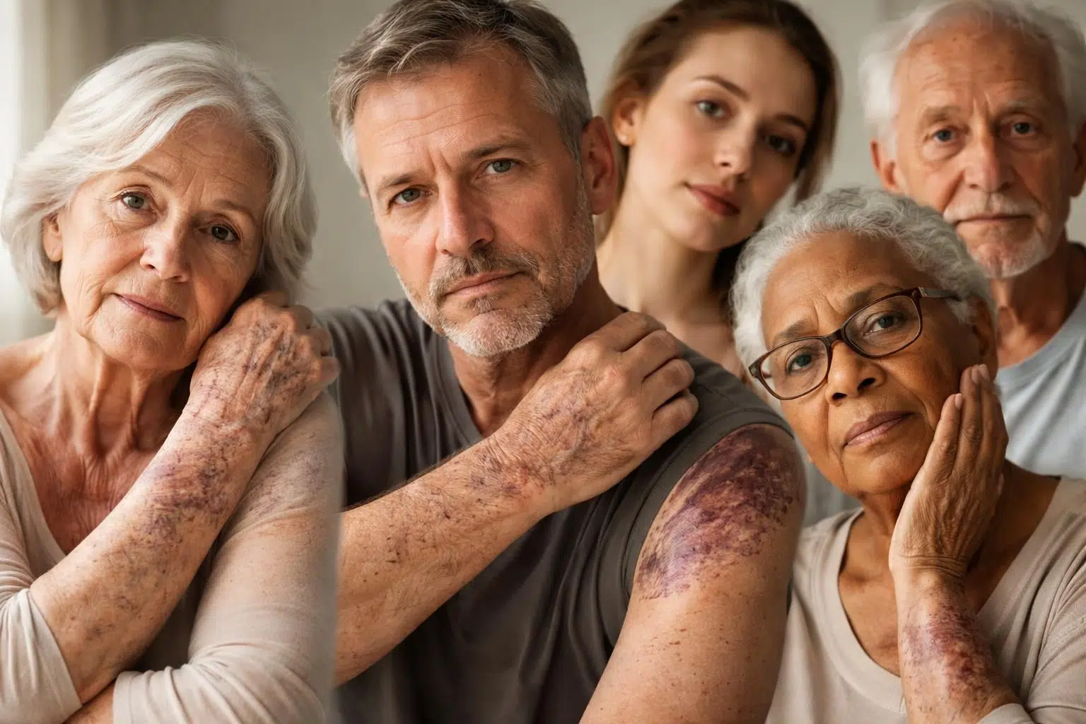découvrez les témoignages de patients sur la dermatoporose, accompagnés de photos illustrant le traitement et les résultats obtenus.