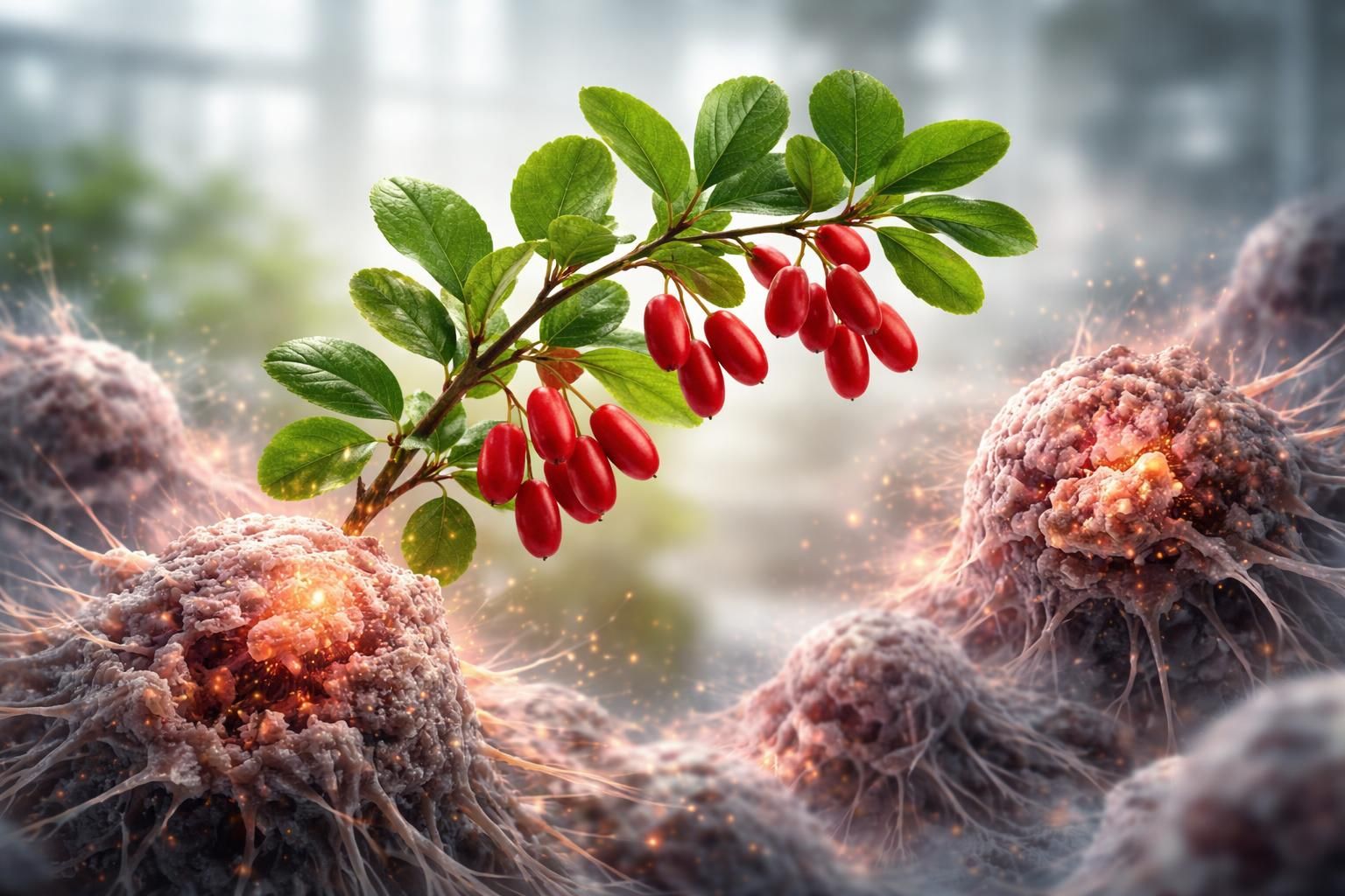 découvrez comment l'épine-vinette agit sur les cellules tumorales et son potentiel dans la lutte contre le cancer grâce à ses propriétés naturelles.