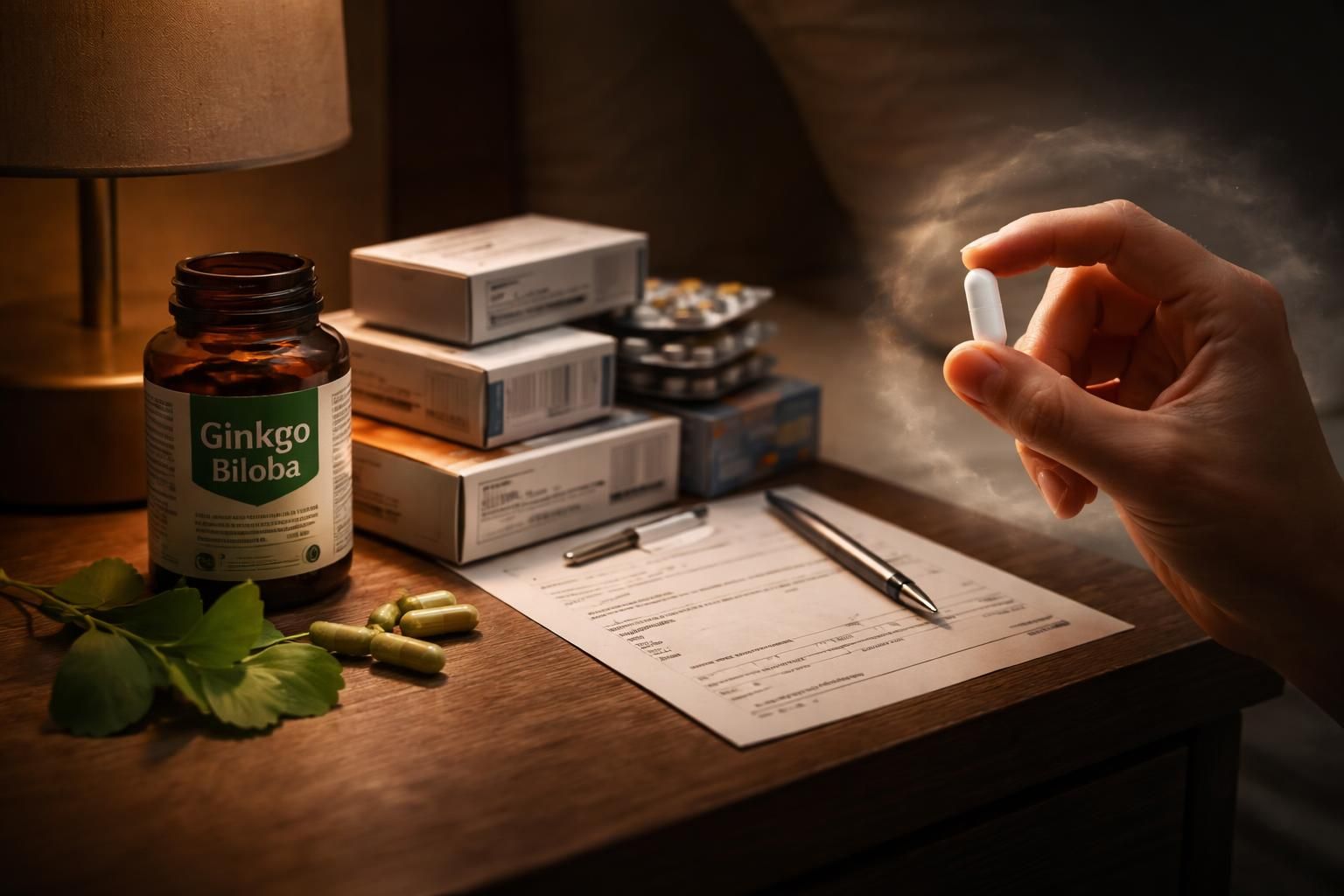 découvrez les risques potentiels du ginkgo biloba chez les personnes sous médication et comment éviter les interactions dangereuses pour votre santé.