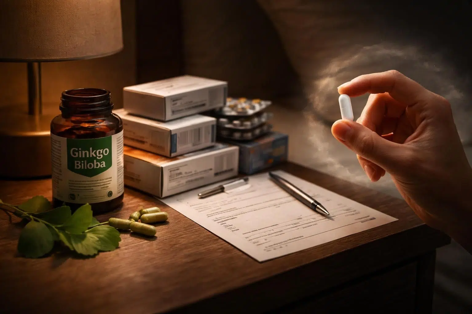 découvrez les risques potentiels du ginkgo biloba chez les personnes sous médication et comment éviter les interactions dangereuses pour votre santé.