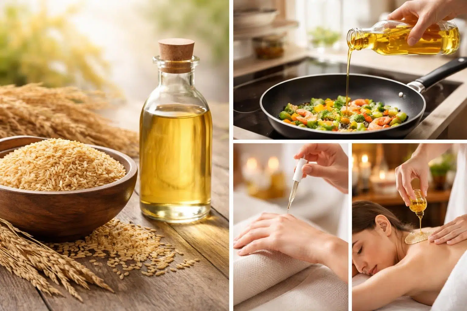 découvrez les différences entre les huiles de riz et leurs utilisations en cuisine et en beauté pour profiter de tous leurs bienfaits naturels.