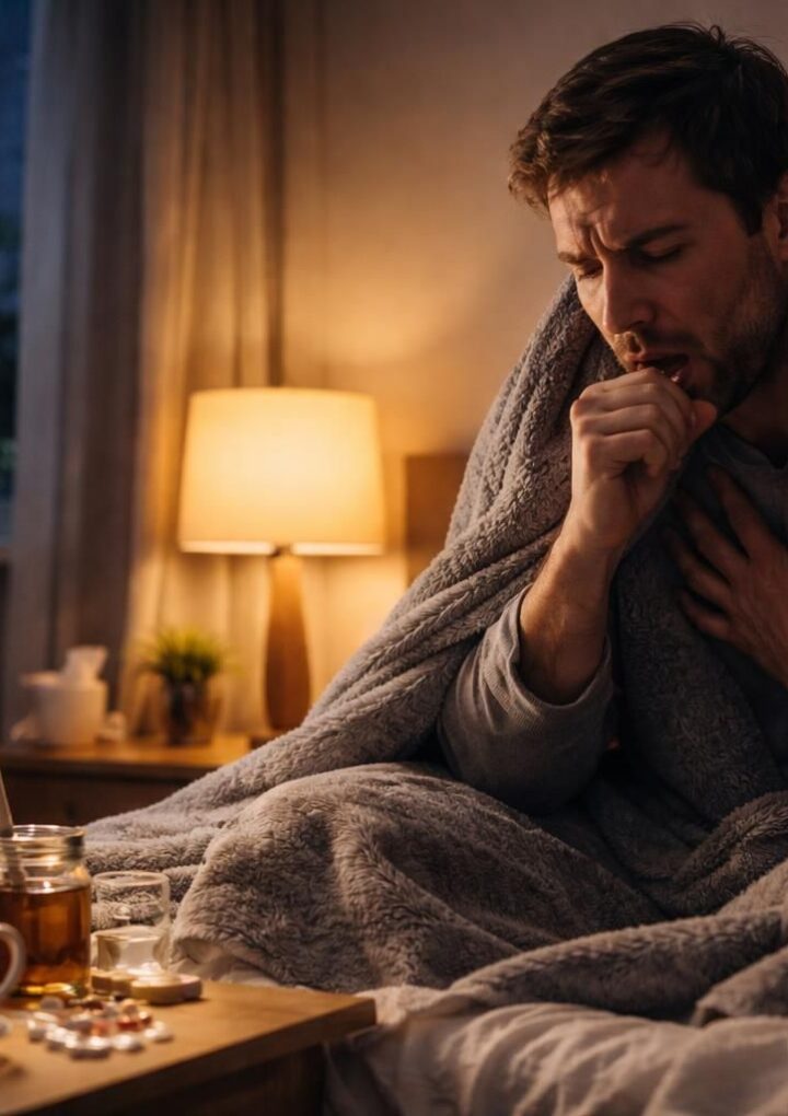Impossible de dormir tellement je tousse : comment soulager la toux la nuit