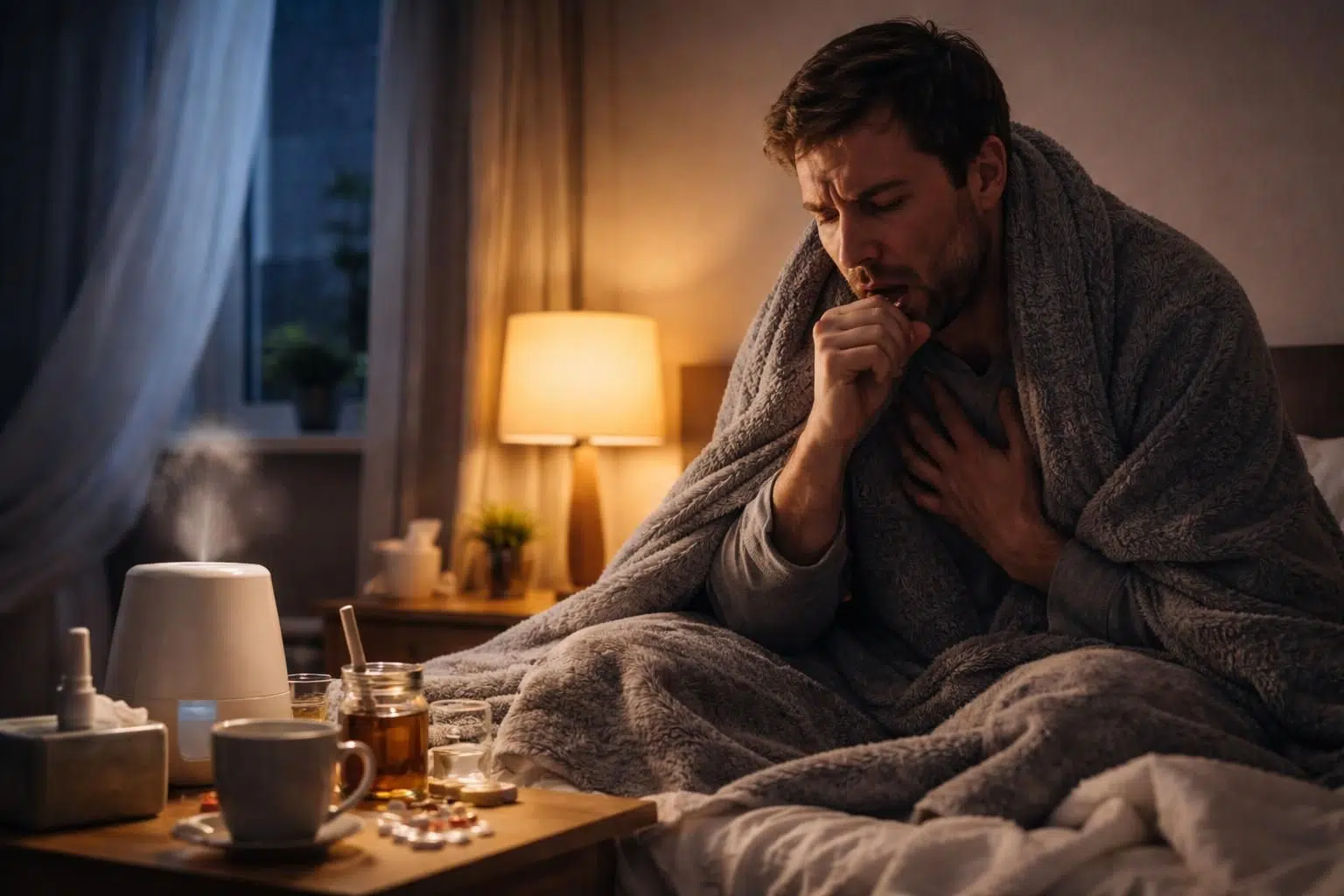 découvrez des conseils efficaces pour apaiser la toux nocturne et retrouver un sommeil réparateur malgré les nuits agitées.