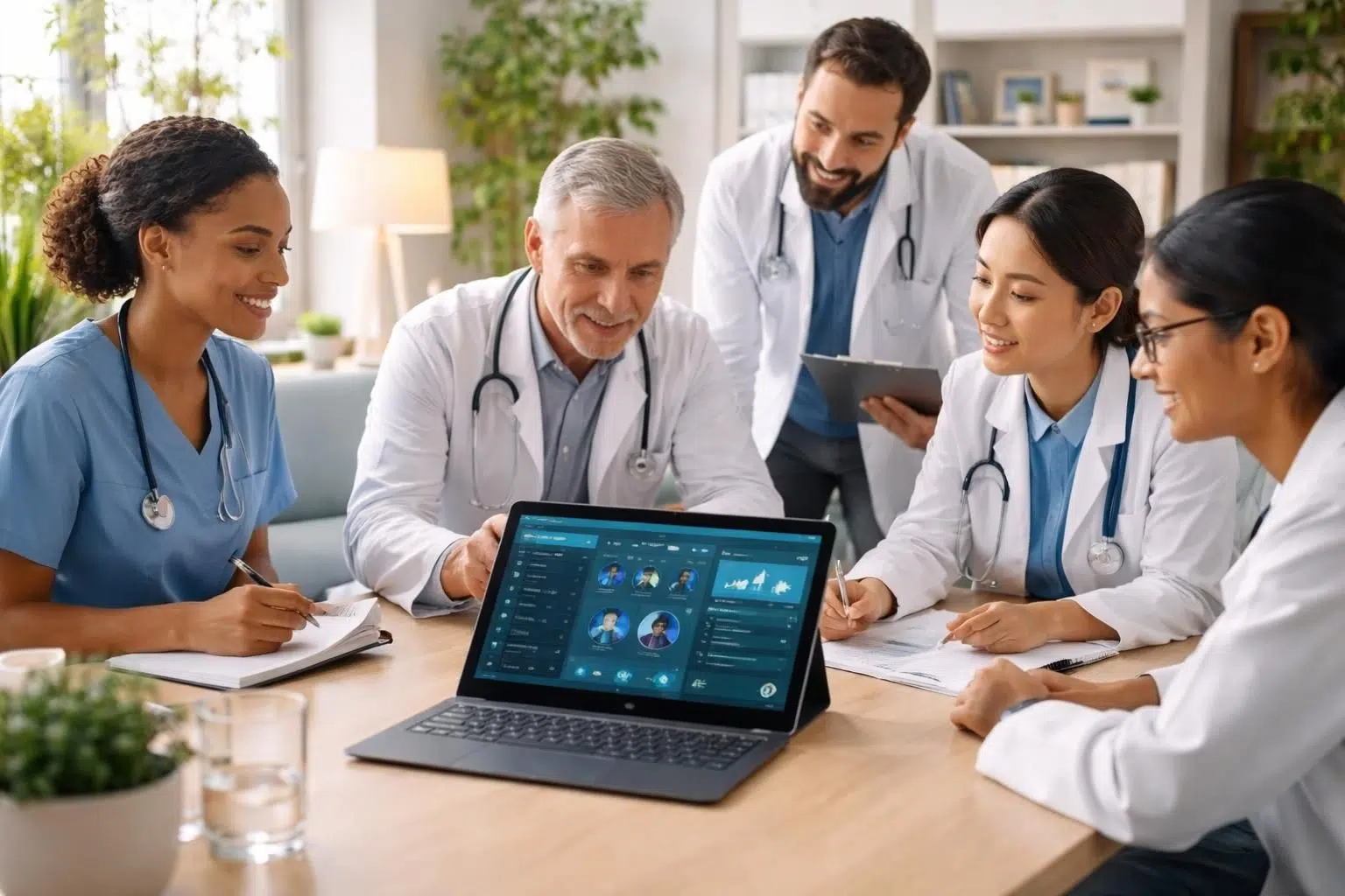 découvrez comment une tablette windows facilite la coordination entre les professionnels au sein des maisons de santé pour une prise en charge optimisée des patients.