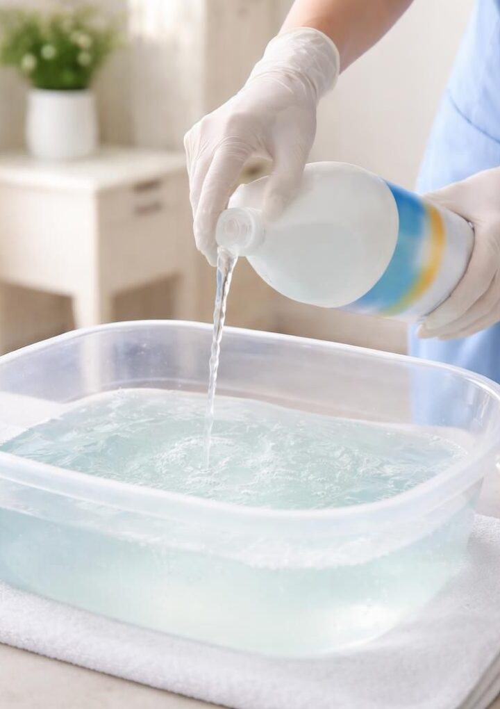 Comment réaliser un bain de pied à l&rsquo;eau de javel pour une infection en toute sécurité