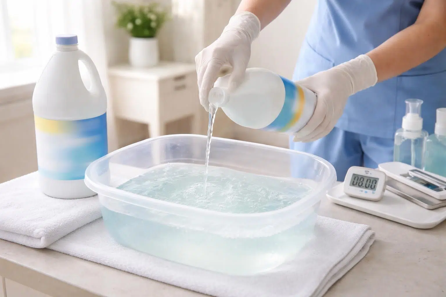 découvrez comment réaliser un bain de pied à l'eau de javel en toute sécurité pour traiter efficacement une infection, avec des conseils pratiques et précautions indispensables.