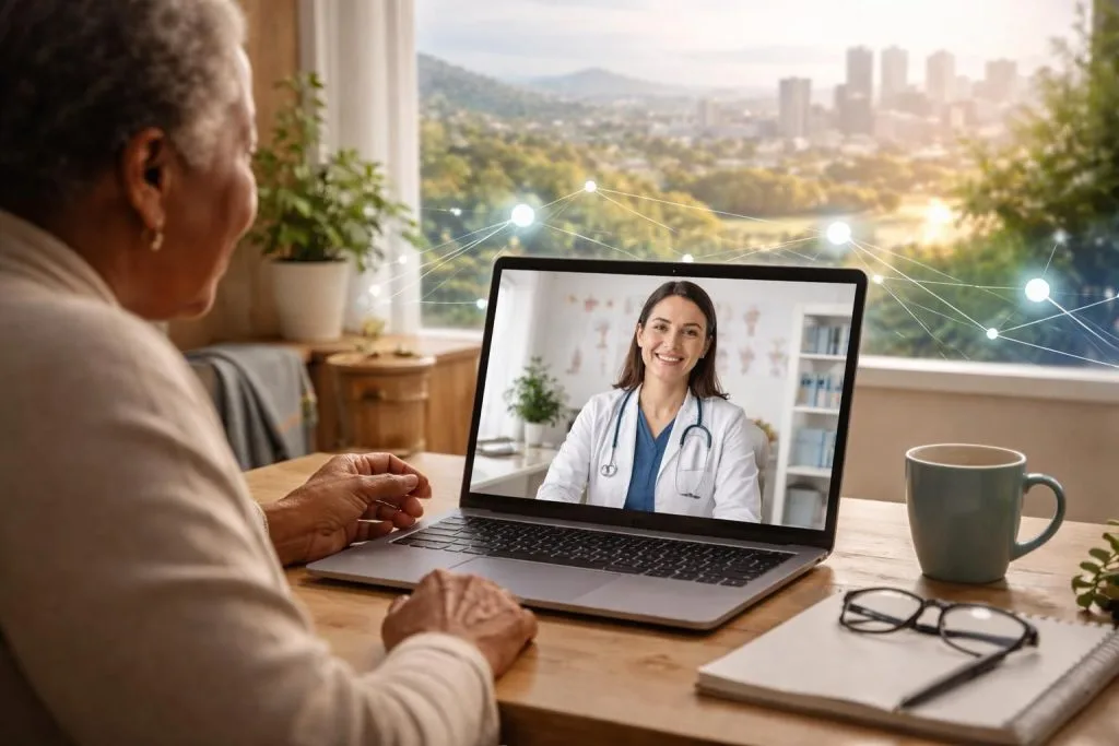 e healthworld santé et téléconsultation : facilitez l'accès aux soins pour tous grâce à des consultations médicales à distance, rapides et sécurisées.