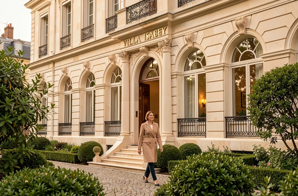 Façade élégante de la Villa Isabey, clinique de chirurgie esthétique à Nancy en Meurthe-et-Moselle